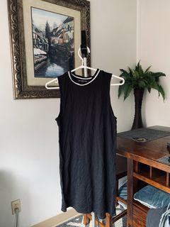 One Clothing tank dress / white collar