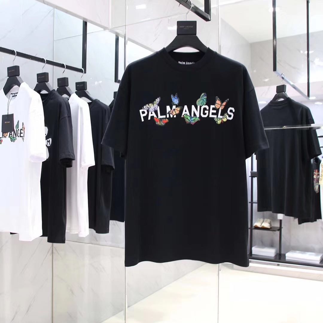 Palm angels butterfly tee deals