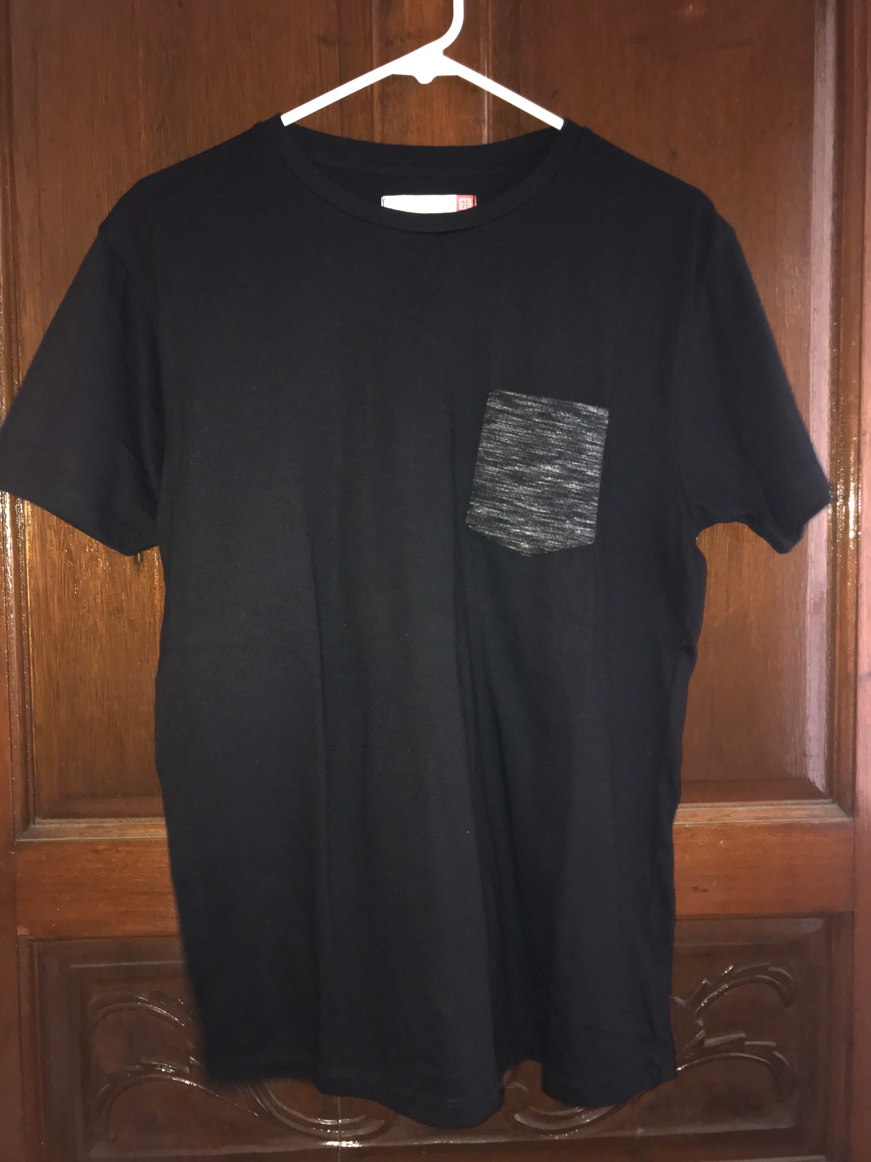 Penshoppe plain top black shirt