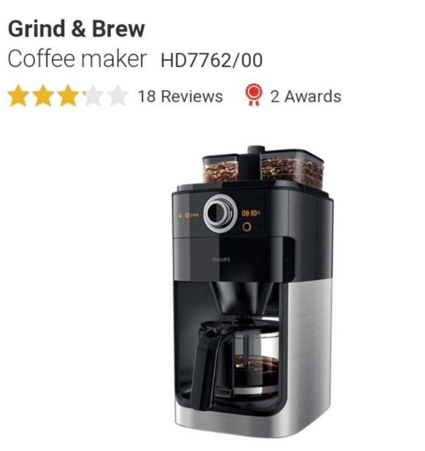 Philips Grind Brew Drip Coffee Machine, TV & Home Appliances, Kitchen
