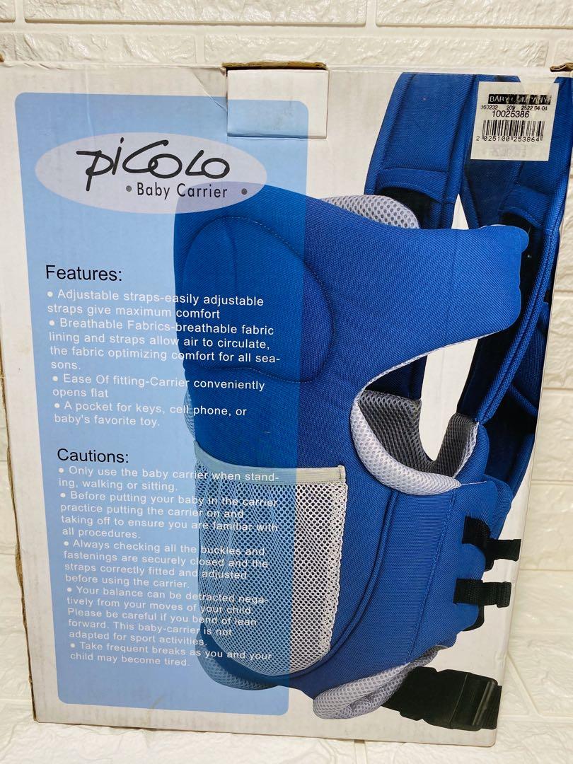 Picolo baby carrier (Category: Carriers & Slings) located in Manila. Submitted by hemnl (Listing ID 1005687848, Image 2). Description: In excellent condition.