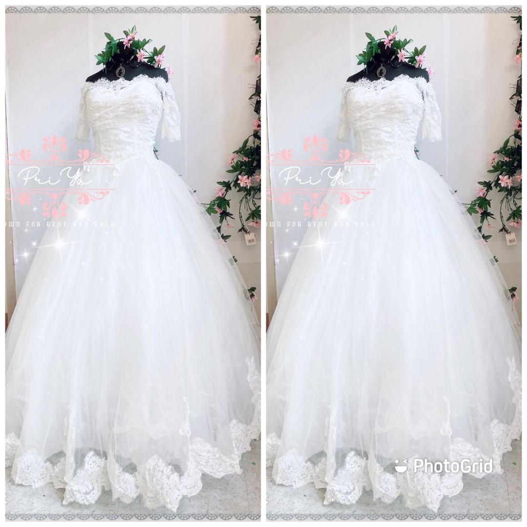 princess type gown