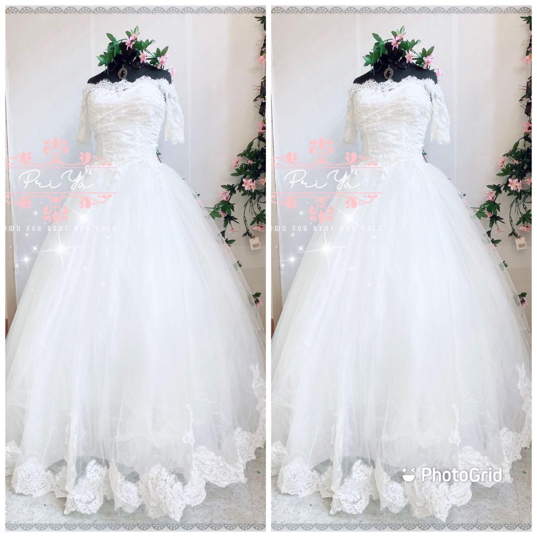 princess type gown