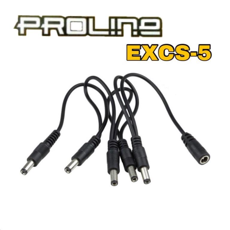 Proline EXCS5 Guitar Effects Pedal Daisy Chain Cable, Hobbies & Toys