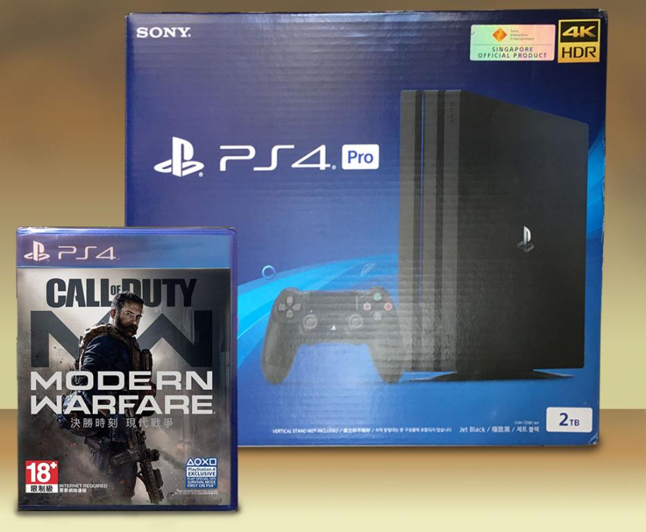 Ps4 Pro 2tb Call Of Duty Modern Warfare Free Gift Toys Games Video Gaming Consoles On Carousell