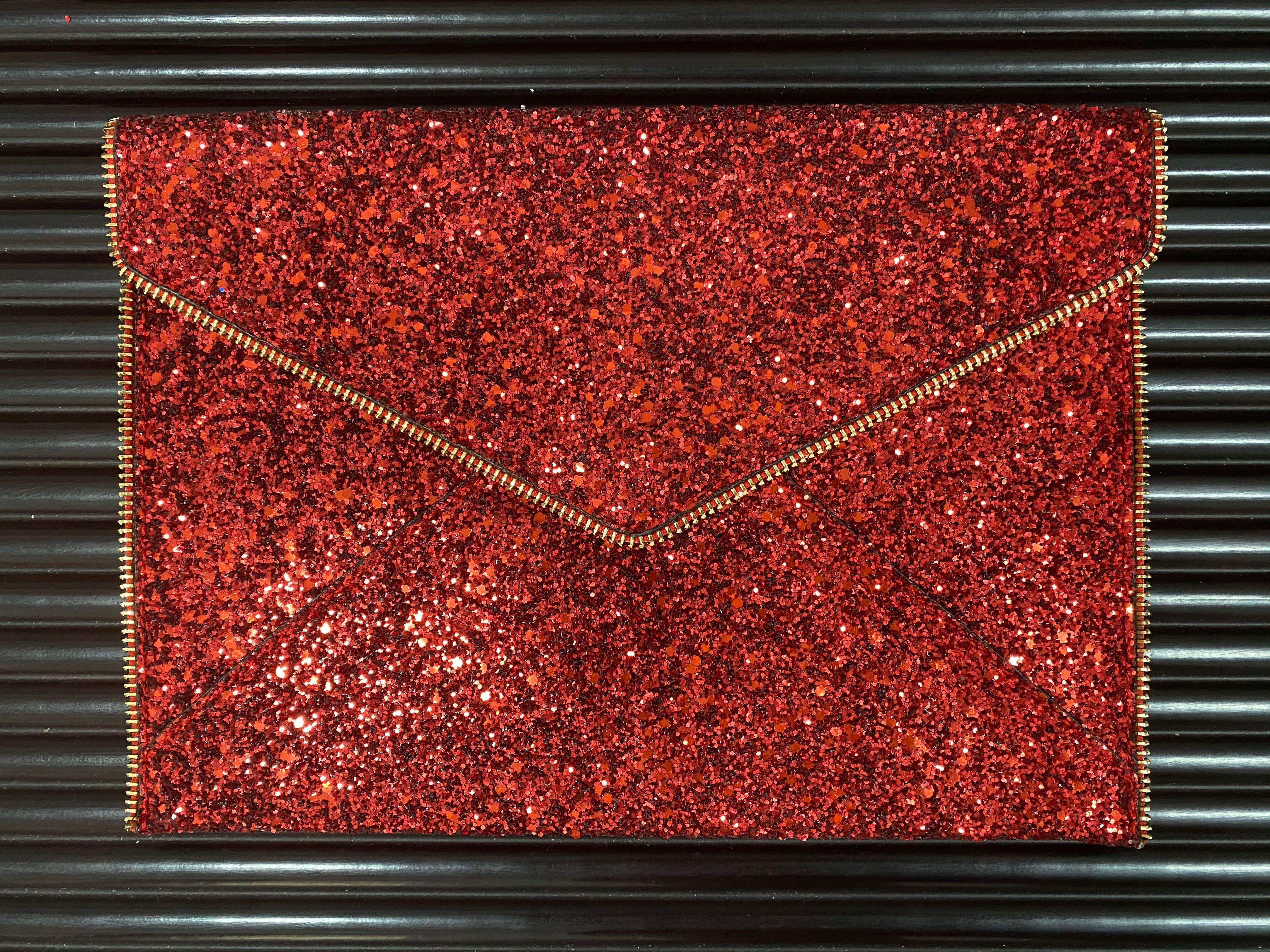 Rebecca minkoff red clutch sale