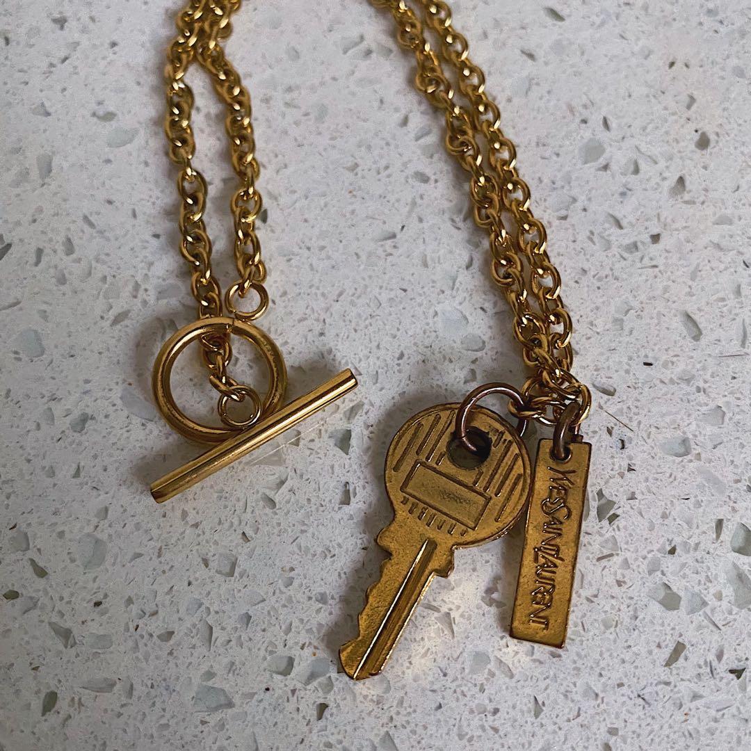Saint laurent on sale key necklace