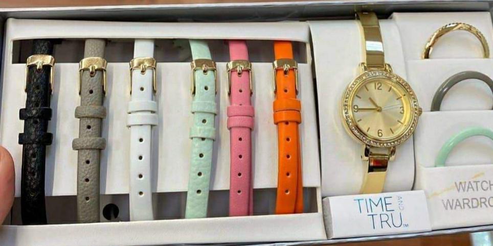 Interchangeable watch set ladies shop