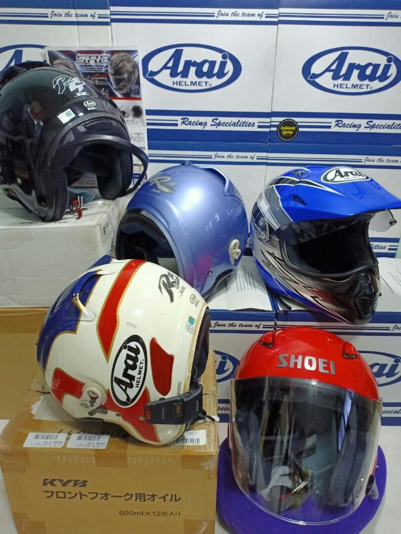 SHOEI / Arai Helmet Repairs, Motorcycles, Motorcycle Apparel on Carousell