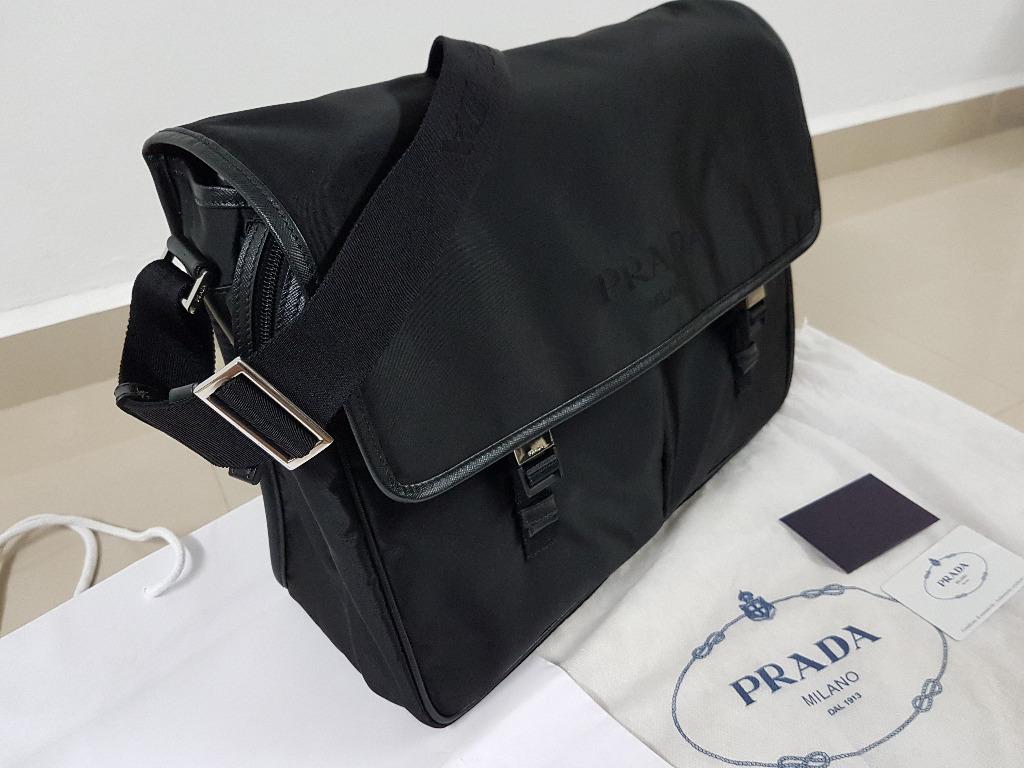 prada sling bag man