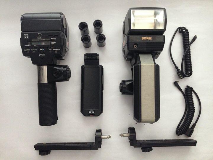 Sunpak 622 Super Pro Flash (Category: Flashes) located in Muntinlupa City. Submitted by mauihidalgo (Listing ID 1005655471, Image 1). Description: For Sale - 2 units of Sunpak 622 Super Pro Flashes. Manual Guide Number 200 - ISO 100 (60mm.) If you need power output this is it, equivalent to 1 Sunpak 622 is more or less the power of 3 speedlights. Signs of use but everything works. Included is the battery tray with 8 pcs of AA adapter, sync cord, 