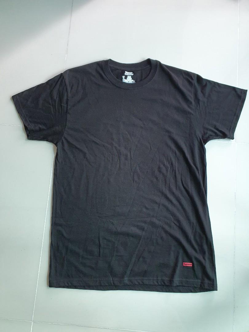 mens supreme hanes tagless tee style