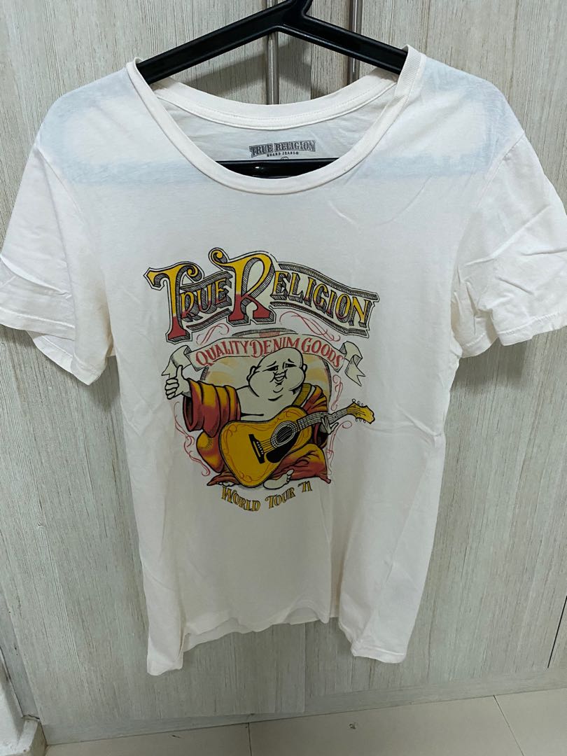 white true religion tee
