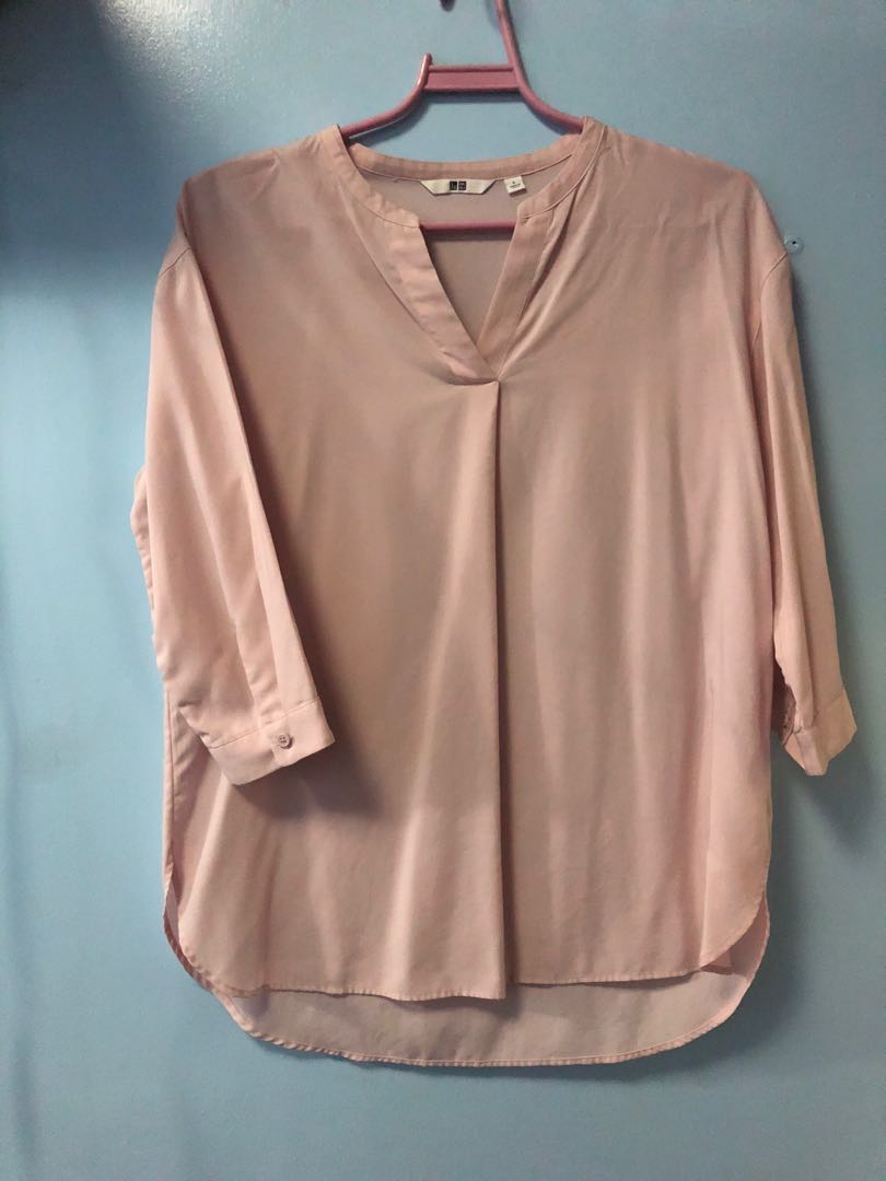Plus size Large Uniqlo• 3/4 Sleeves blouse 