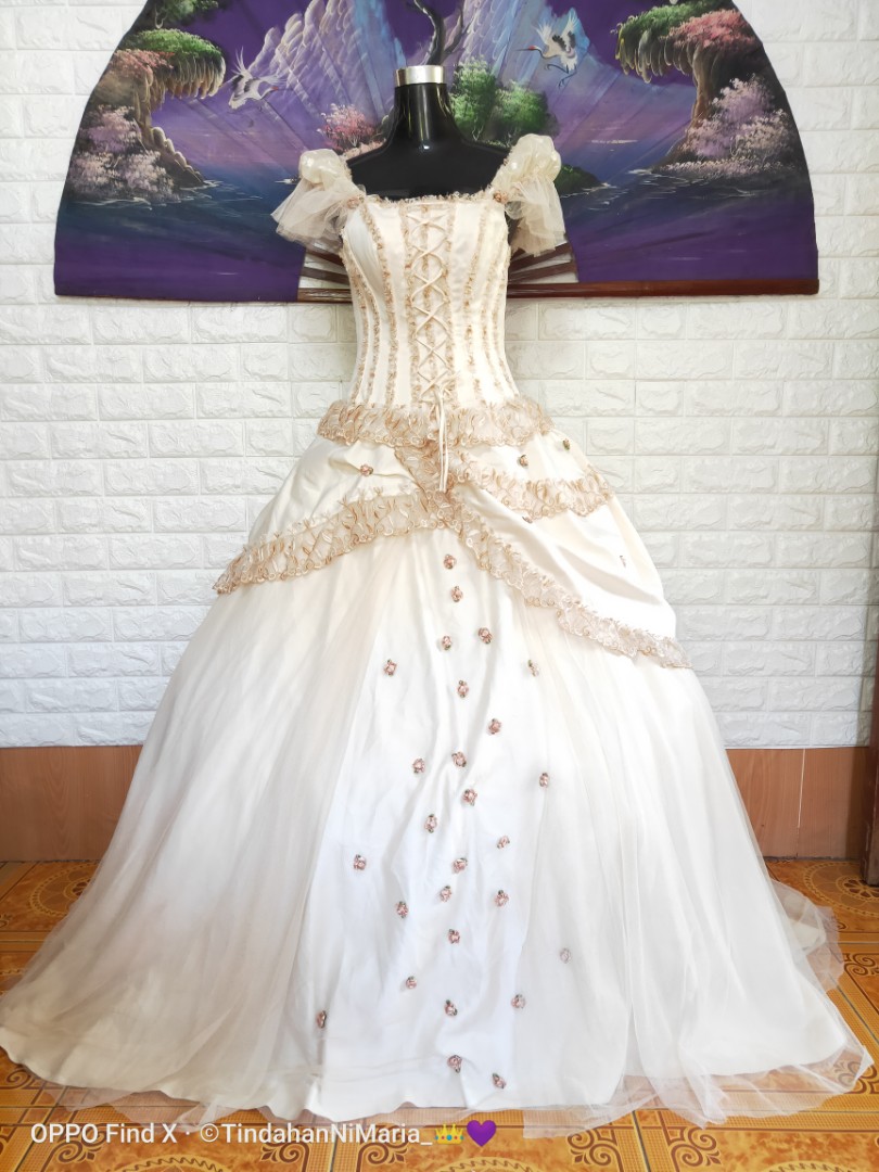 victorian corset wedding dress