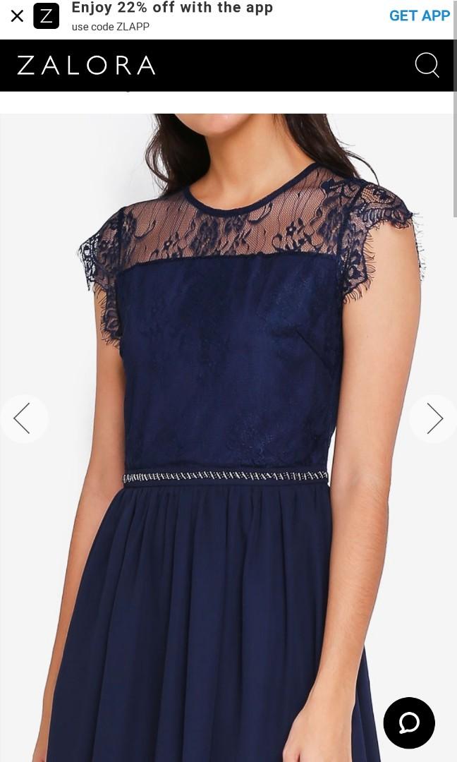Zalora bridesmaid dress (Category: Evening dresses & gowns) located in Bulacan. Submitted by ryzaaaaaa (Listing ID 1005631629, Image 3). Description: Zalora dress High quality! RFS: decluttering na.