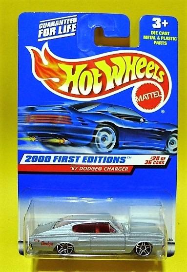 '67 Dodge Charger Hot Wheels 2000/088-2000 First Editions 28/36