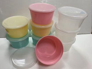 派樂 製冰保鮮盒+蓋子 製冰碗 保鮮碗 冷凍結冰磚 放水果冷藏 多用途收納盒 顏色隨機 （3盒3蓋）