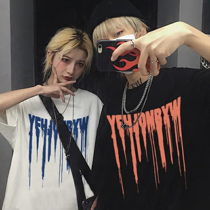 Preorder Ulzzang Harajuku Trasher Eboy Egirl Unisex Oversized Tee Shirt Women S Fashion Clothes Tops On Carousell