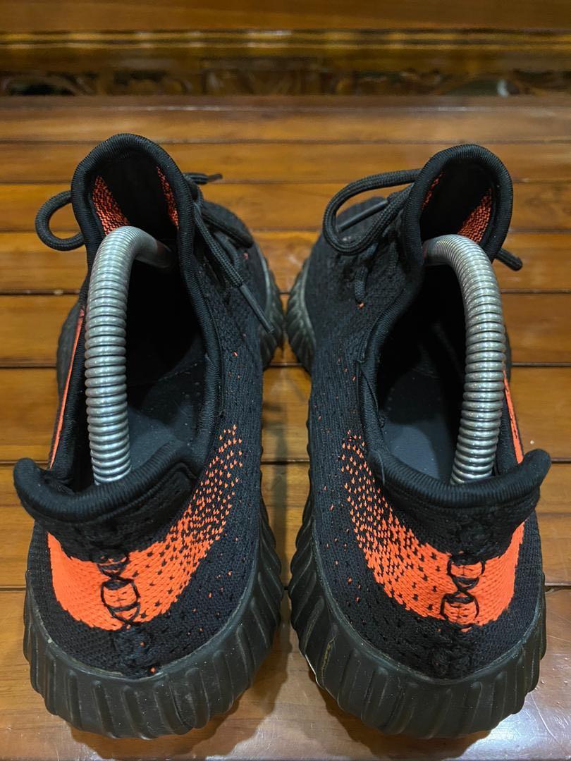 Fake yeezys black and orange 2025