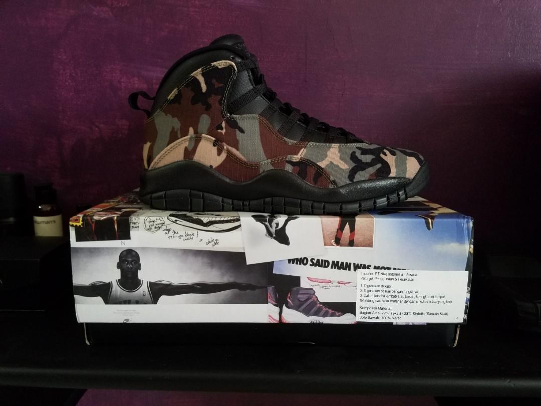 Air Jordan 10 Woodland Camo AJ10 Woodland Camo