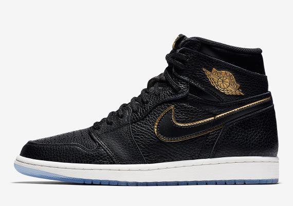 Air Jordan 1 Retro Black u0026 Gold, Men's Fashion, Footwear, Sneakers on  Carousell