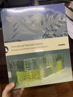 Architecture books - Conceptual Representations: Architectural Models Volume 1 and 2