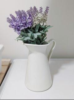 Artificial Lavendar Flowers (with vase)