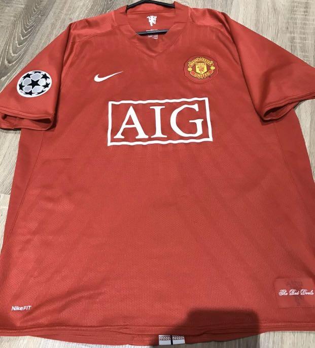 Authentic Manchester United 2008/09 Cristiano Ronaldo Jersey, Men's  Fashion, Activewear on Carousell