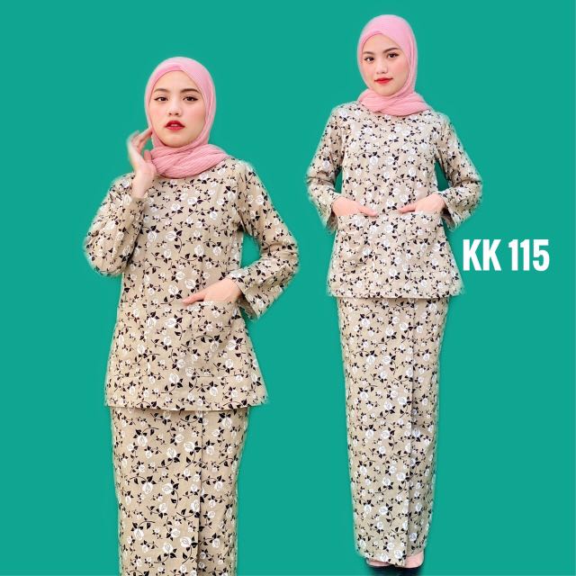 Baju Kurung Kedah Poket Muslimah Fashion Two Piece On Carousell