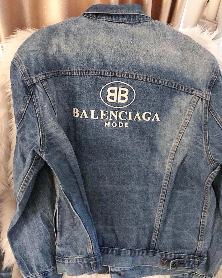 Balenciaga mode denim jacket top