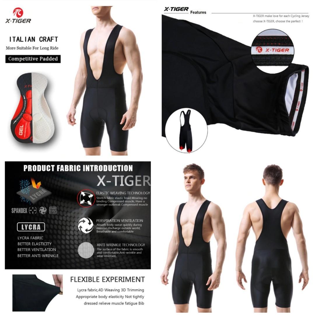 ROCKBROS Cycling Shorts Bib Shorts Summer Elastic Padded Bike