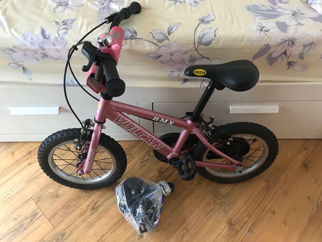 BMX Vulcan 14 with trainer wheels
