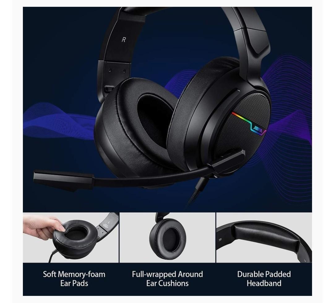 headphones with flexible mic