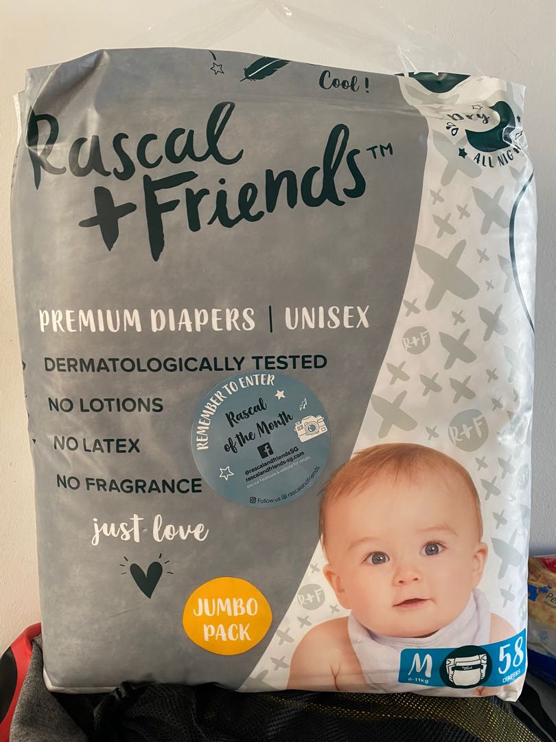Brand New Rascal + Friends diapers Pants Medium, Babies & Kids