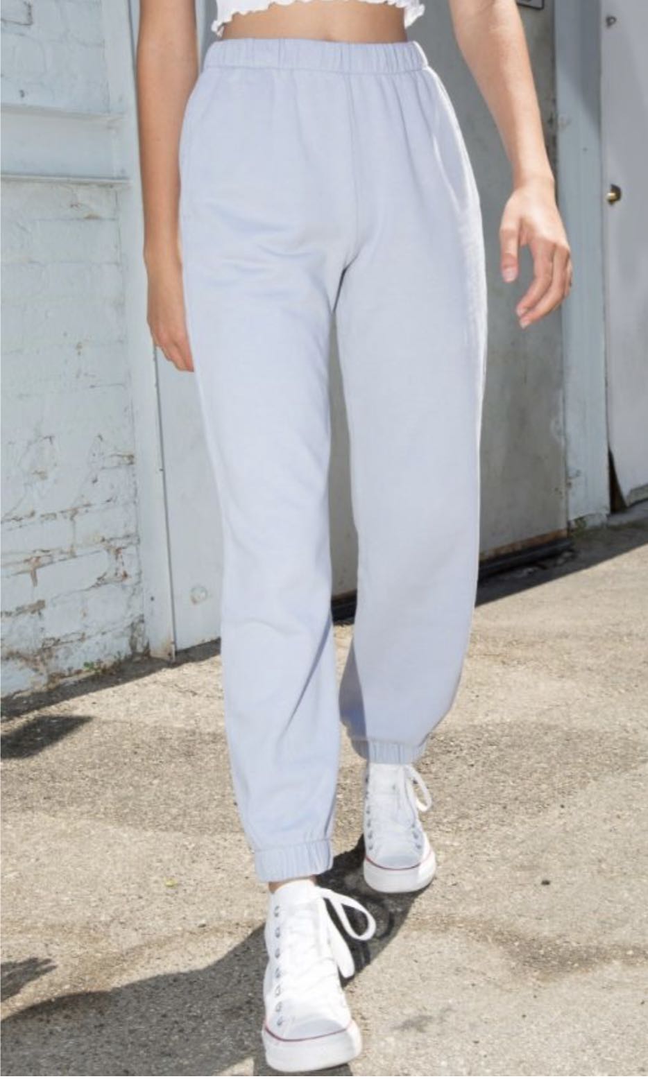 rosa grey sweatpants