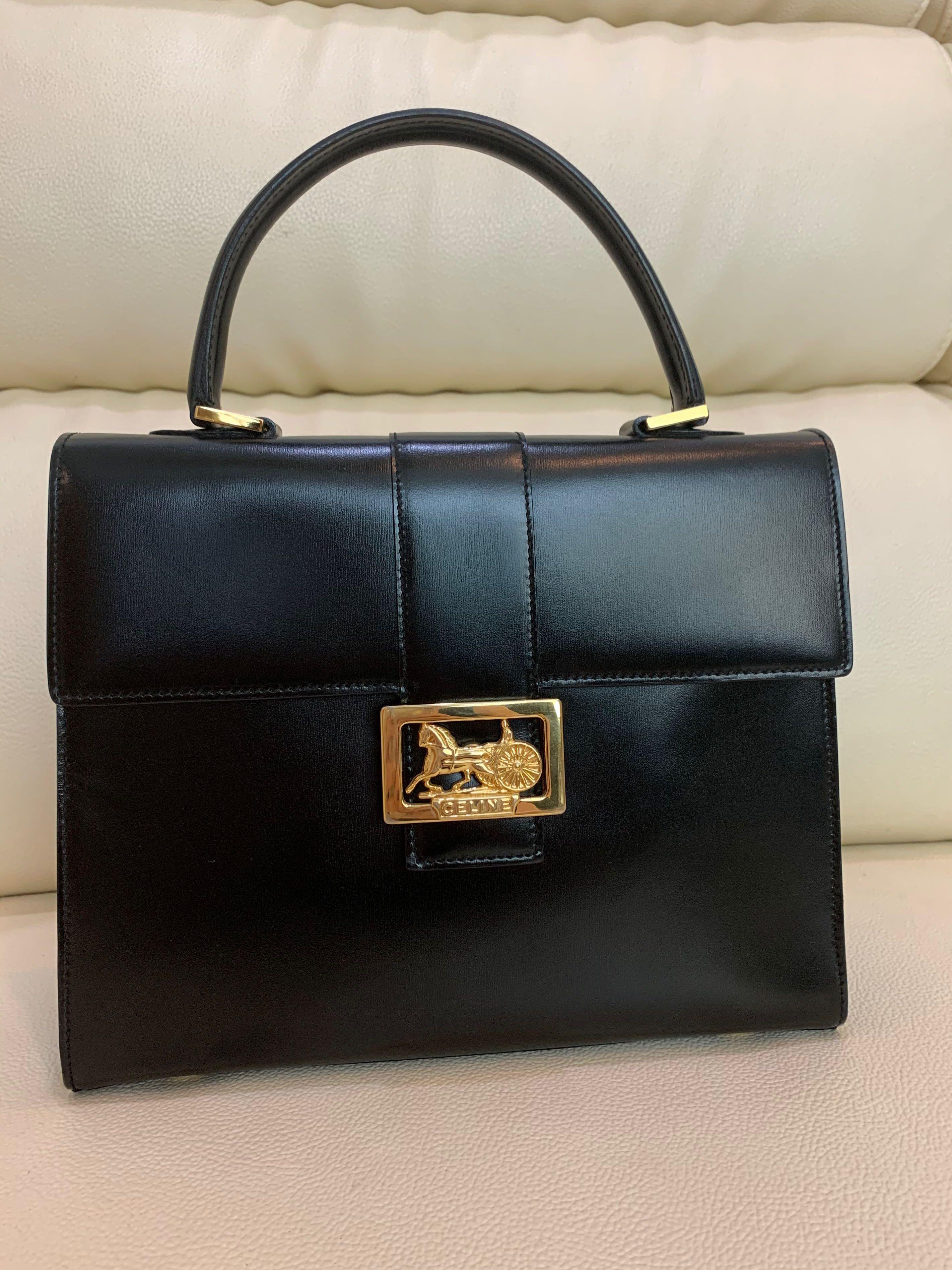 Vintage celine kelly hotsell bag
