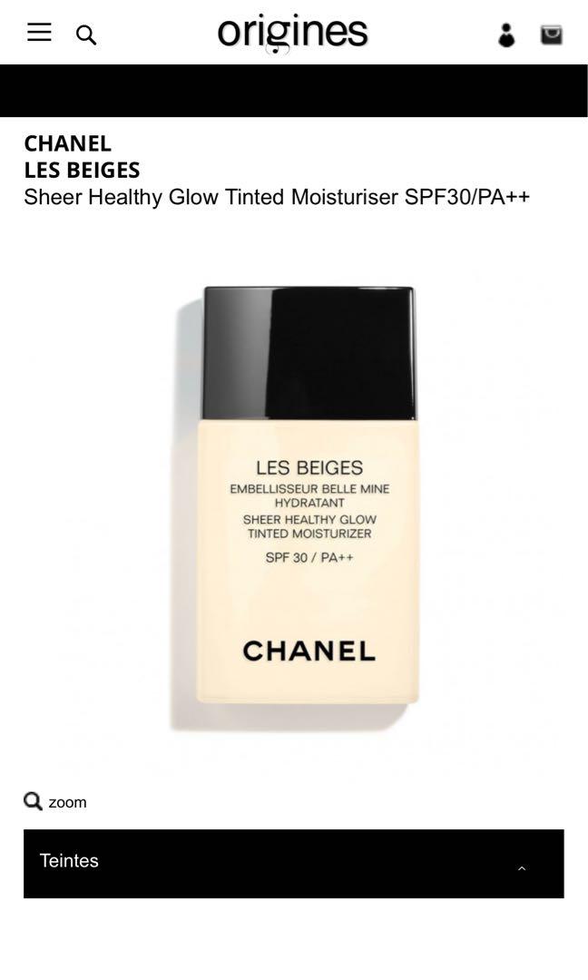 chanel tinted moisturizer