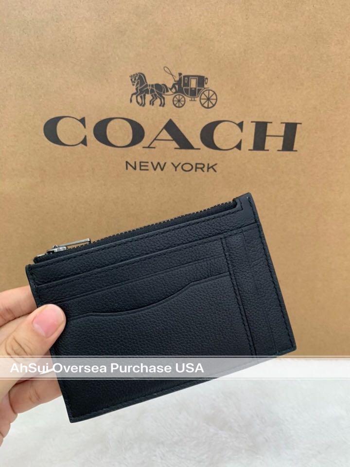 Coach Card Case Wallets for Men
