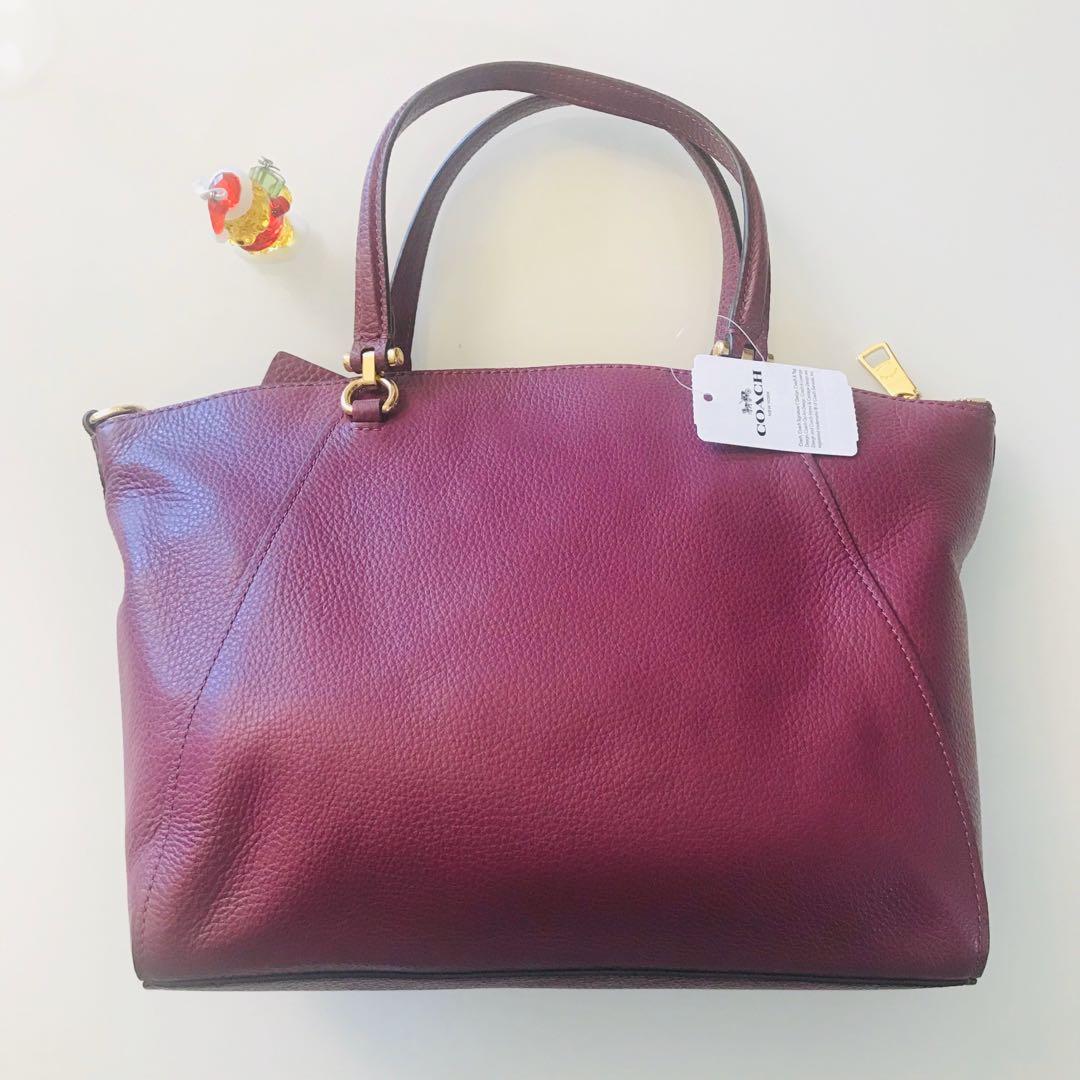 Coach prairie satchel dark berry top