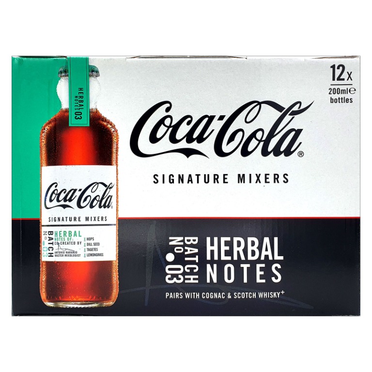 Coca Cola Signature Mixers 200ml No 3 Herbal Notes Food Drinks Beverages On Carousell