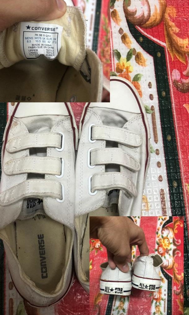 Converse sales white strap