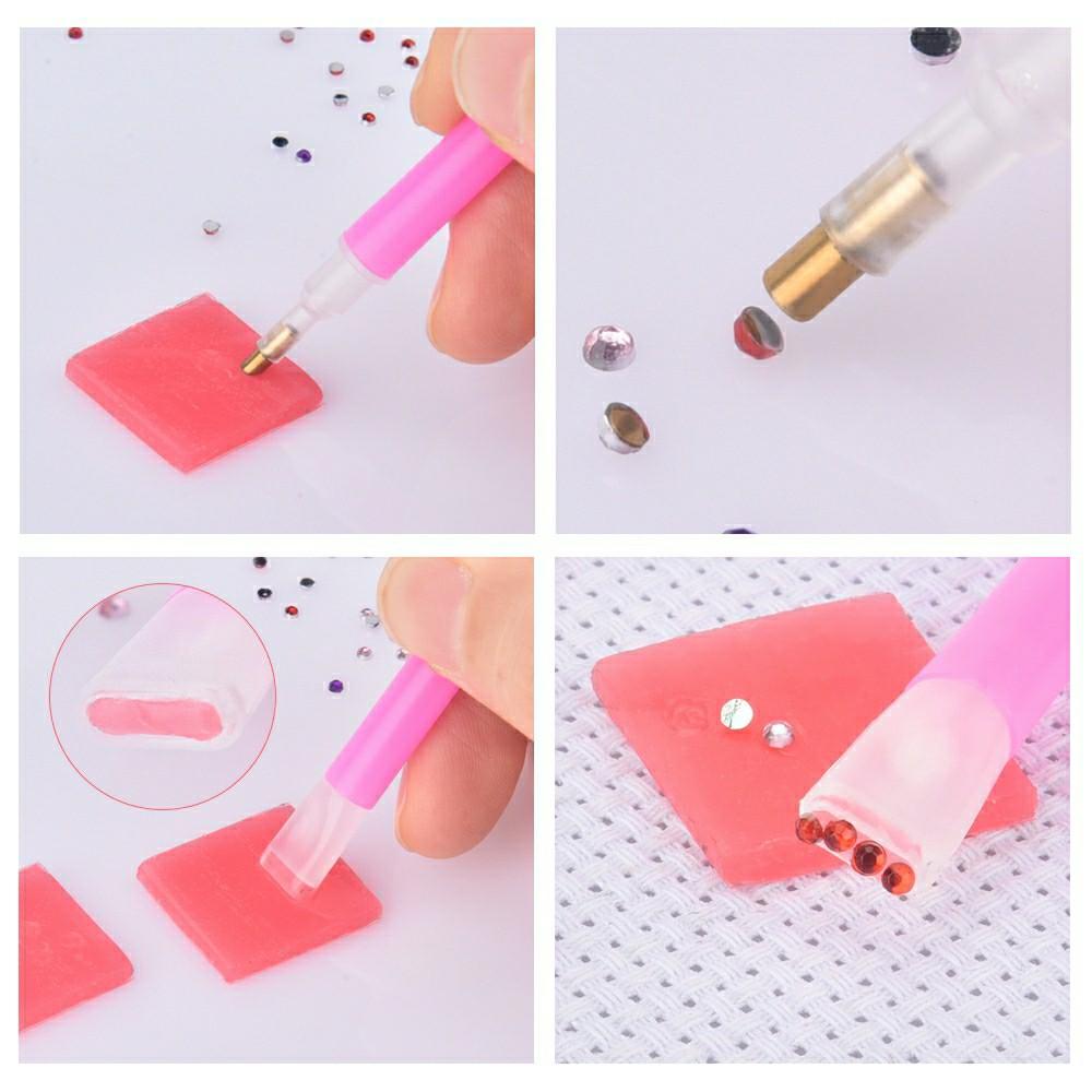 Diy 5d Diamond Painting Stitch Glue Mud And Speed Up Plate