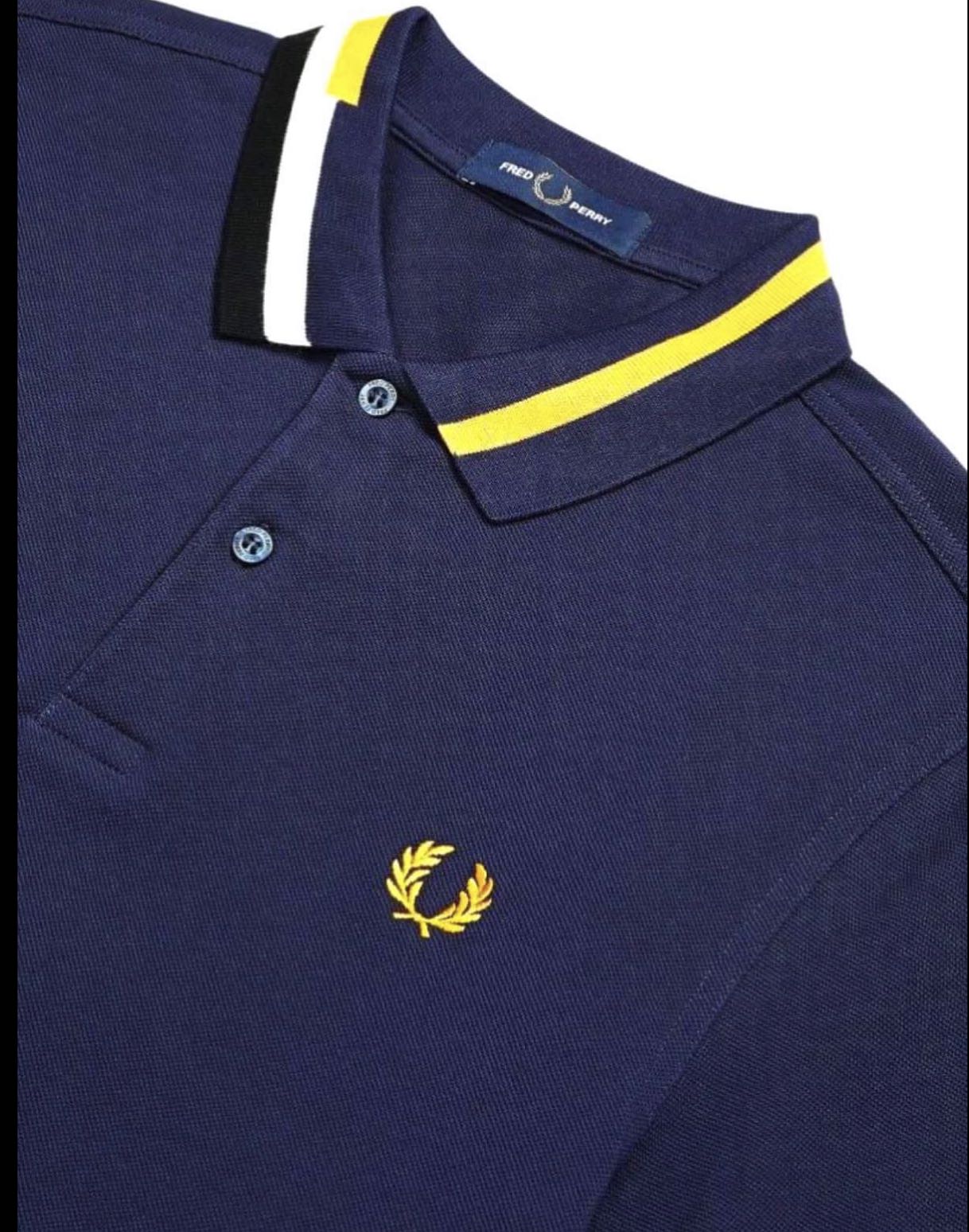 Fred perry new arrivals abstract collar