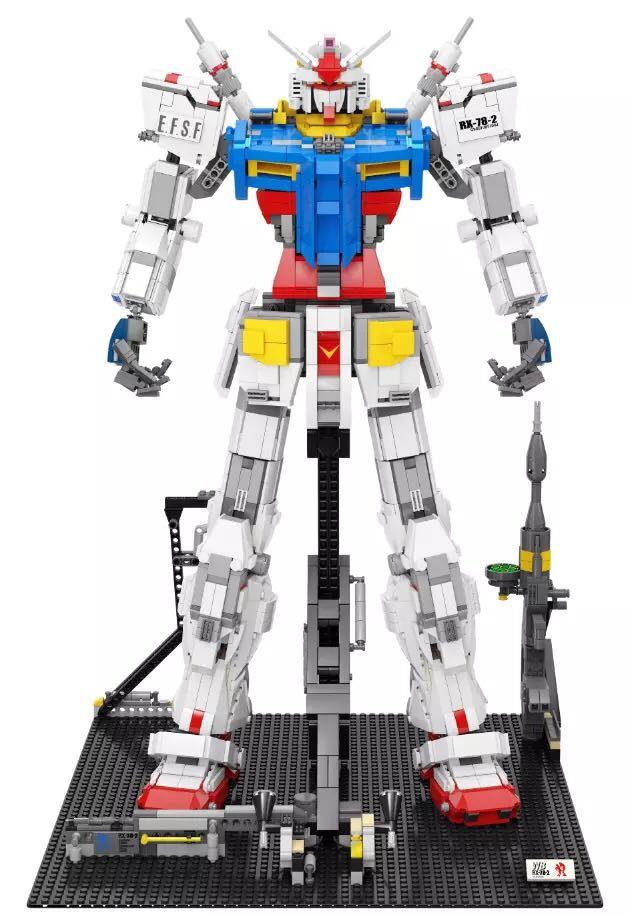 [Free Delivery] LEGO RX 78 - 2 Gundam 1/60 size Bricks not PG Bandai ...