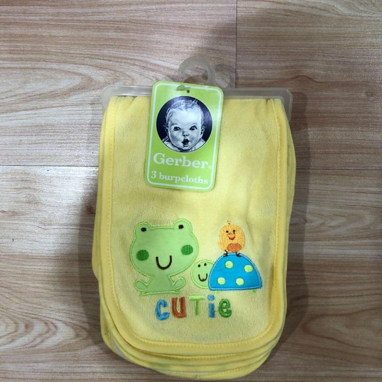 Gerber Burp Cloth 3pack (Category: Diapers & Baby Wipes) located in Quezon City. Submitted by babysourceph (Listing ID 1005782750, Image 1). Description: #inQC #sweldo7.