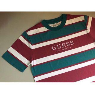 guess peer striped tee