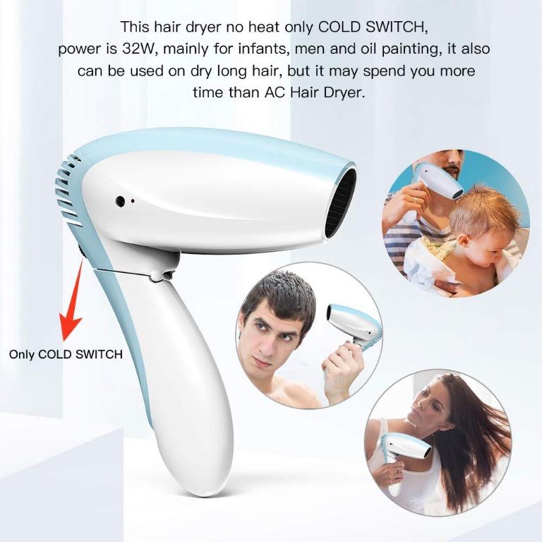 Battery operated hair hotsell dryer for camping