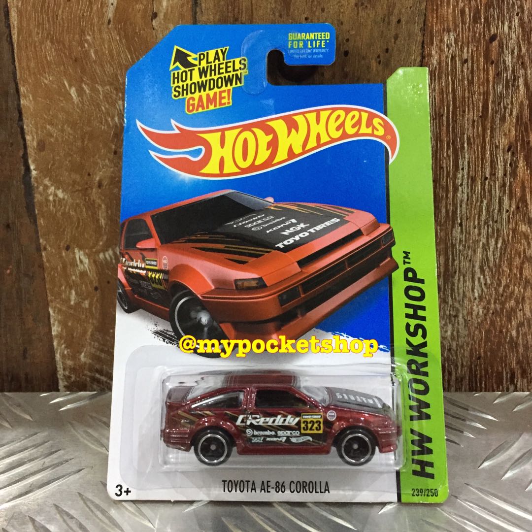 Hot Wheels TOYOTA AE-86 COROLLA - Spectraflame Red