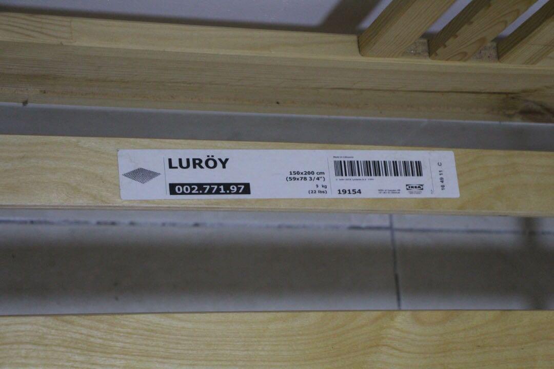 Ikea FJELLSE Bed Frame Queen Katil IKEA, Furniture & Home Living